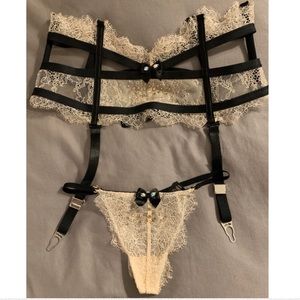 Very Sexy Victoria’s Secret Thong and Garter Belt
